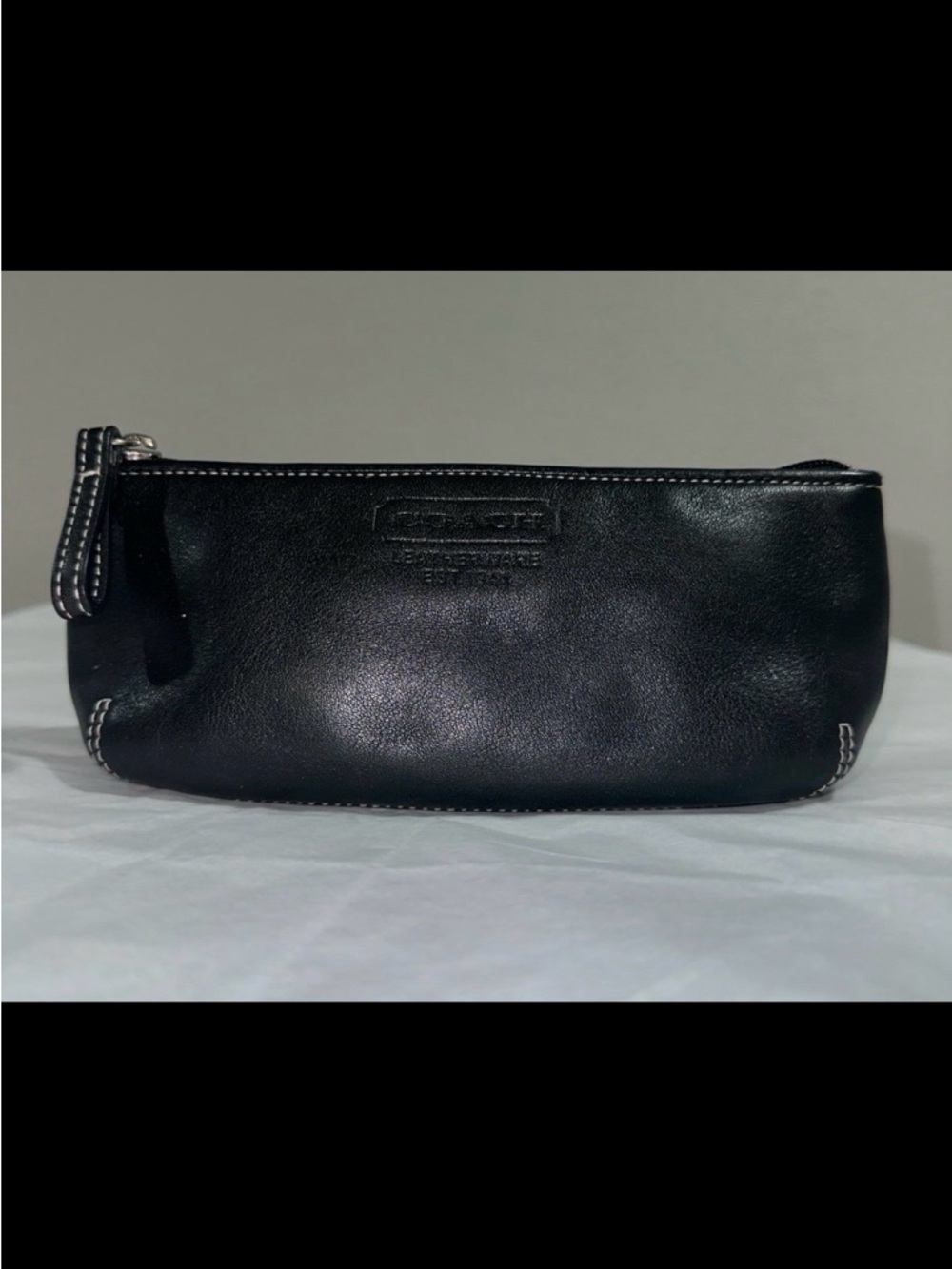 Coach Vintage Cosmetic Leather Pouch/Wallet
